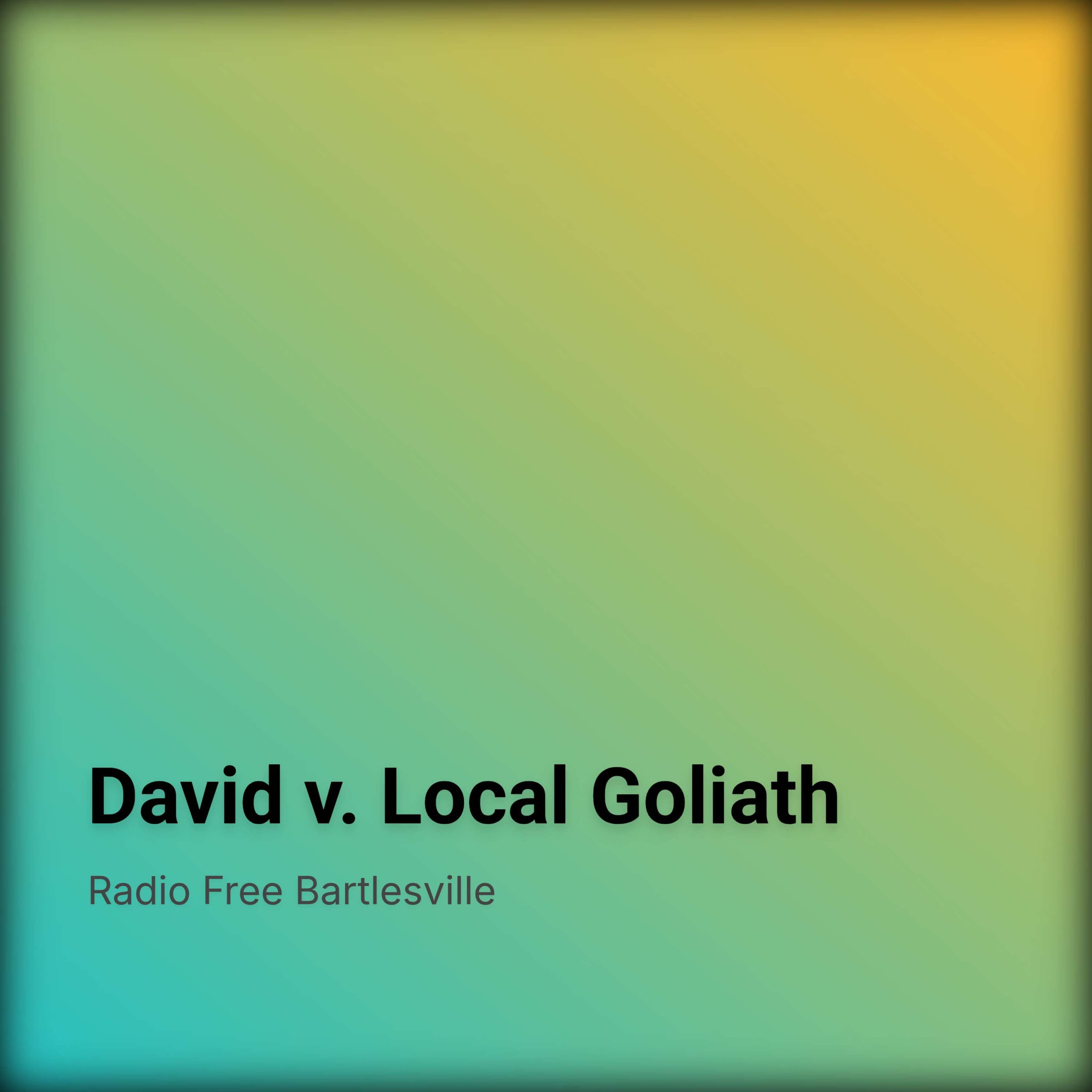 David v. Local Goliath